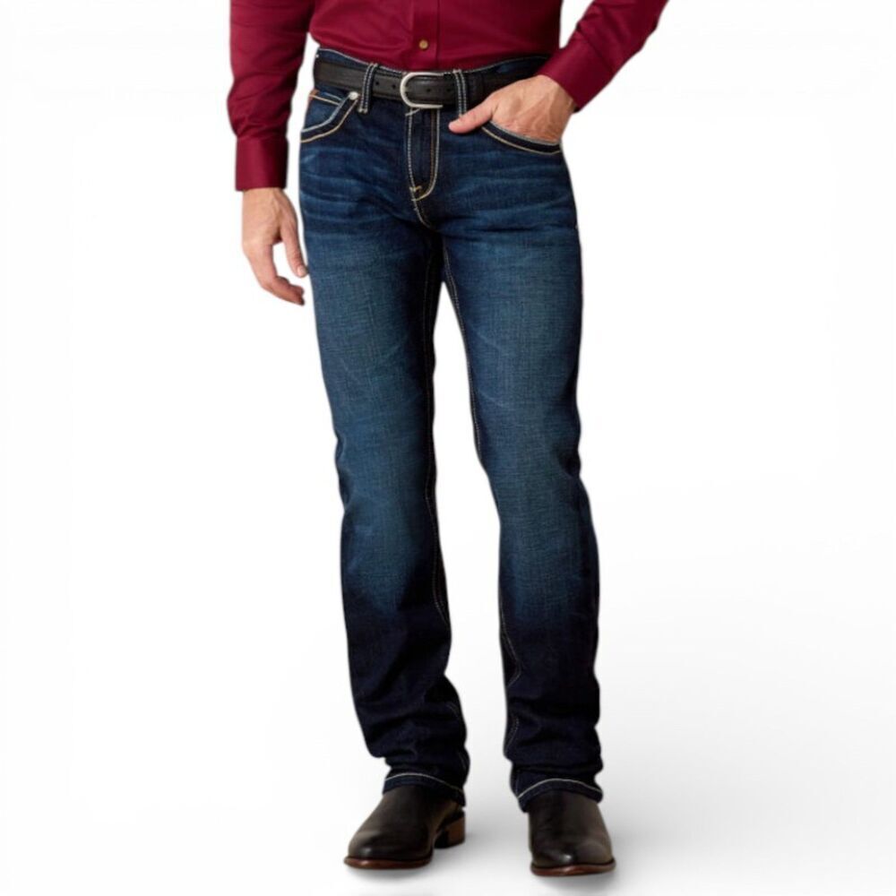 Ariat Men's M7 Rocker Concord Stretch Stackable Straight Leg Jean Dodge 33x36
